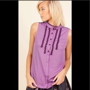 ModCloth My Socialize Sleeveless Top in 1X